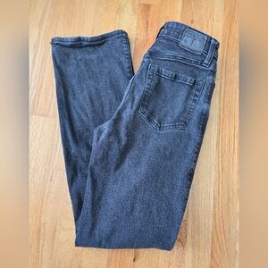 Hollister Ultra High Rise Dad Jean Black 0R